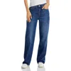 Rag & Bone Logan Featherweight Mid Rise Wide Leg Jeans In Multi