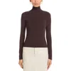 Rag & Bone Womens Knit Lightweight Turtleneck Top In Brown