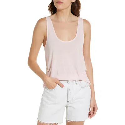 Rag & Bone Womens Lightweight Sleeveless Tank Top In Pink