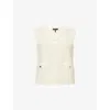 Rag & Bone Womens  Claire V-neck Stretch-cotton Blend Vest