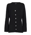 Rag & Bone Bridget Long Vee Cardigan In Black