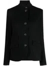 Rag & Bone Wool High-neck Jacket In Black