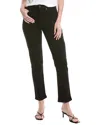 Rag & Bone Wren High-rise Full Length Black Slim Straight Leg Jean