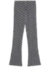 Rag & Bone Zigzag Pattern Slim-legged Trousers In Black