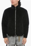 Rag & Bone Zip-up Sherpa Sweatshirt With Nylon Details