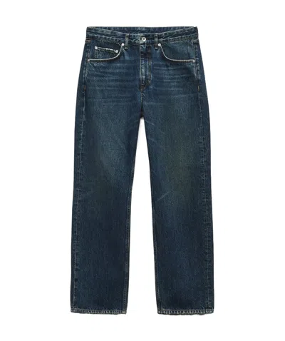 Rag & Bone Zippered Jeans In Black