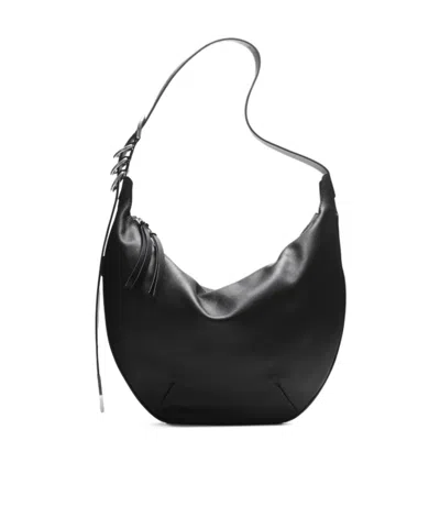 Rag & Bone Zippered Shoulder Bag In Black