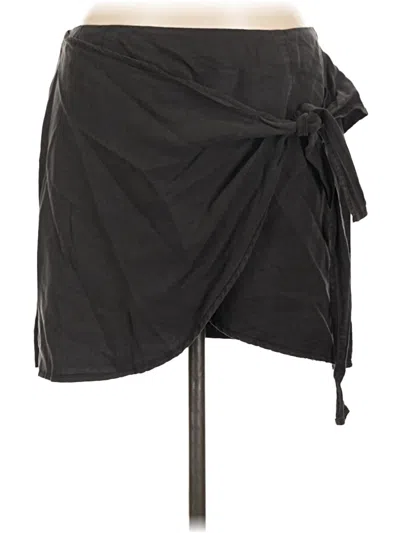 Pre-owned Rag Poets Casual Skirt In Black