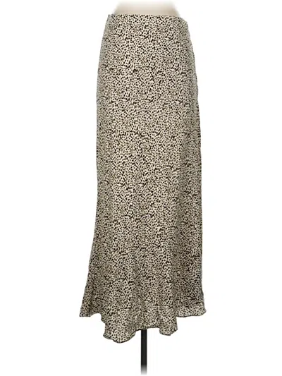 Pre-owned Rag Poets Casual Skirt In Silver