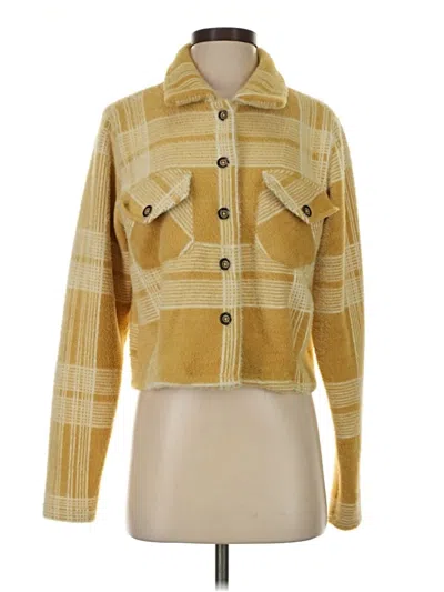 Pre-owned Rag Poets Jacket In Yellow