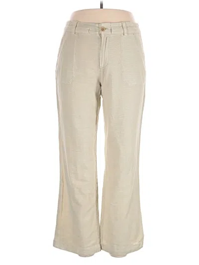 Pre-owned Rag Poets Linen Pants In Tan