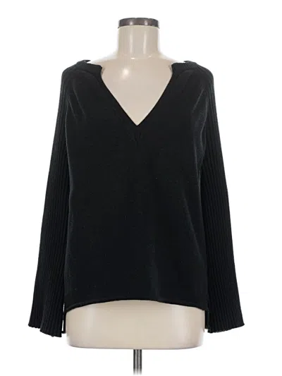 Pre-owned Rag Poets Pullover Sweater In Black