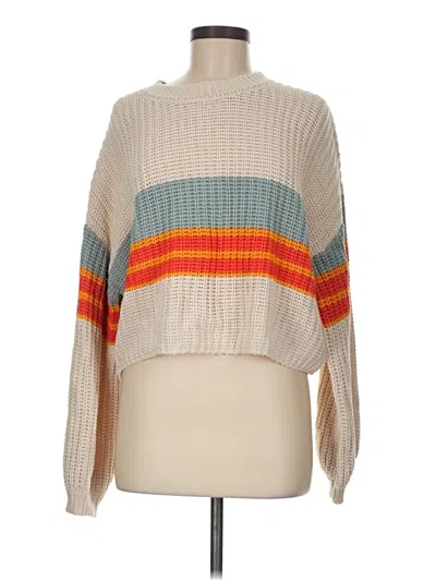Pre-owned Rag Poets Pullover Sweater In Brown