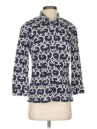 Pre-owned Raga 3/4 Sleeve Blouse In Blue