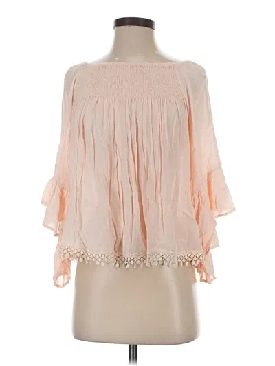 Pre-owned Raga 3/4 Sleeve Blouse In Pink