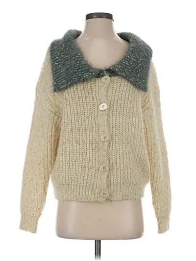Pre-owned Raga Cardigan Sweater In Green