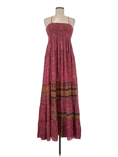 Pre-owned Raga Casual Dress In Burgundy