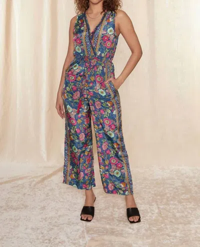 Raga Cheyenne Jumpsuit In Navy In Multi