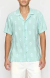 Raga Floral Embroidered Camp Shirt