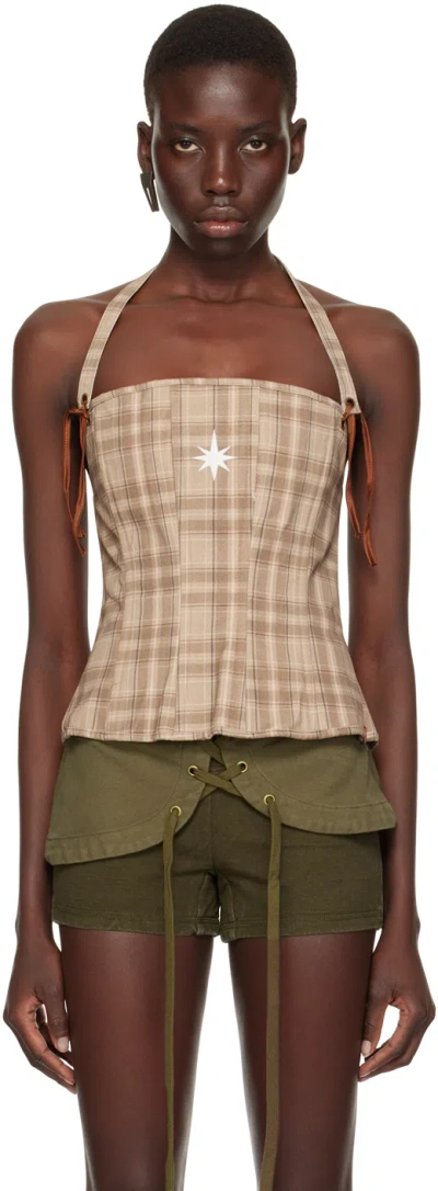 Raga Malak Brown Lala Tank Top