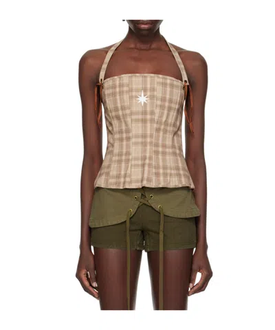 Raga Malak Lala Corset In Brown
