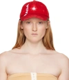 RAGA MALAK SSENSE EXCLUSIVE RED BACKYARD TRUCKER CAP
