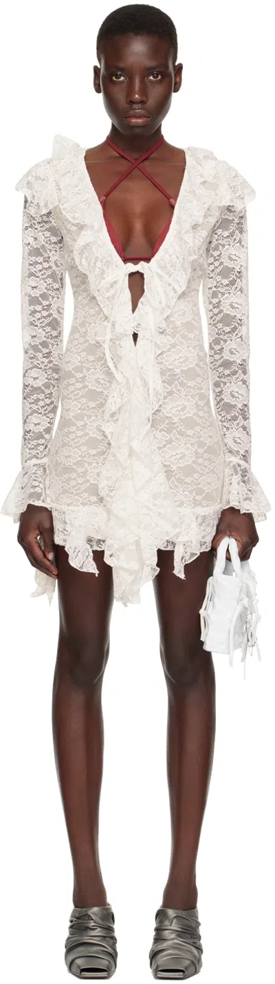 Raga Malak White Haifa Minidress