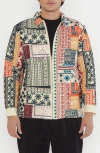 Raga Man Anaya Embellished Patchwork Jacket In Multi