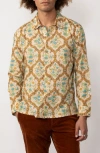 Raga Man Charun Floral Button-up Shirt