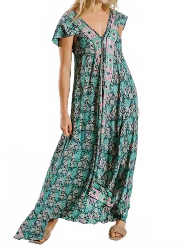 Raga Print Dress In Navy