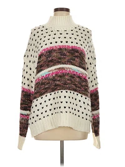 Pre-owned Raga Pullover Sweater In White