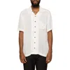 Raga Short Sleeve Button-up Shirt In Eggshell
