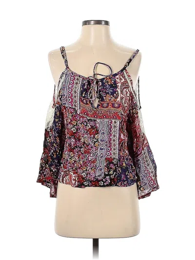Pre-owned Raga Sleeveless Blouse In Purple