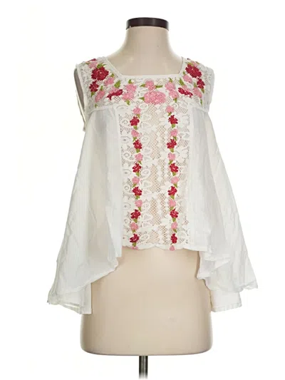 Pre-owned Raga Sleeveless Blouse In White