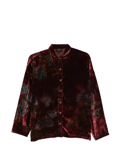 Raga Tie-dye Jacket In Burgundy