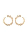 Ragbag Odette Spiral 18kt Gold-plated Hoop Earrings