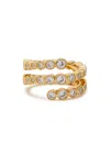 Ragbag Odette Spiral 18kt Gold-plated Ring