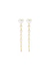 Ragbag Studio Lumora Chandelier Pearl Drop Earrings In Gold