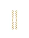 Ragbag Studio Oda Cubic-zirconia Drop Earrings In Gold