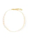 Ragbag Studio Odette Anklet In White