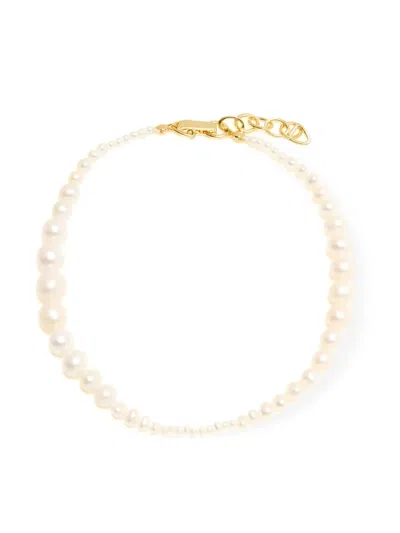 Ragbag Studio Odette Anklet In White