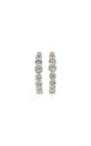 Ragbag Studio Ottilia Sterling Silver Hoop Earrings In Metallic