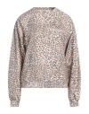 Ragdoll Woman Sweatshirt Beige Size Xs Cotton In Gray