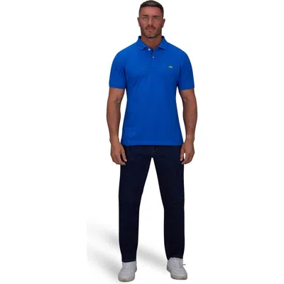 Raging Bull 100% Cotton Polo In Blue