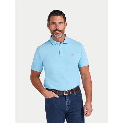 Raging Bull 100% Cotton Polo Shirt In Blue