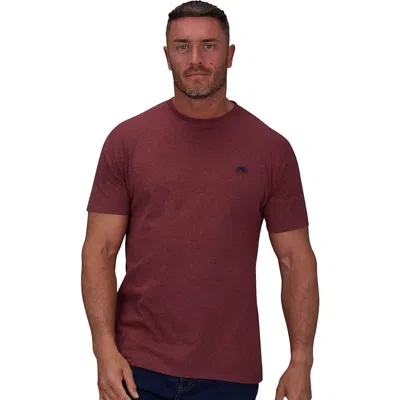 Raging Bull Cotton Blend T-shirt In Burgundy