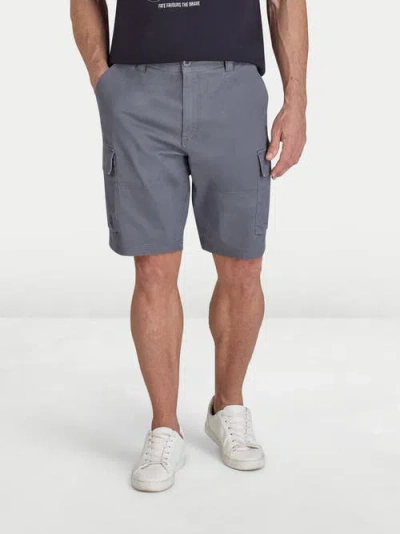 Raging Bull Relaxed Cargo Short In Gray