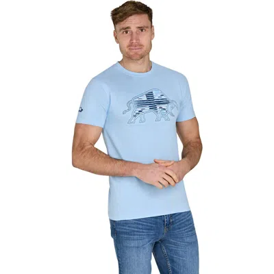 Raging Bull Slash Bull T-shirt In Blue