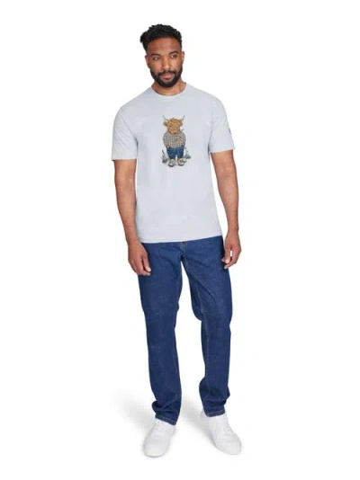 Raging Bull Yfc Bully Boy Farmer T-shirt In White