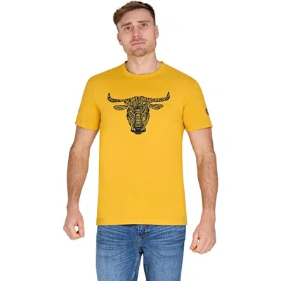 Raging Bull Yfc Word Bull Head T-shirt In Yellow